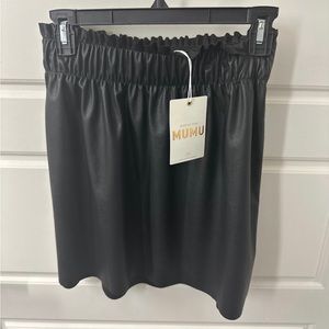 Show Me Your MuMu faux leather skirt